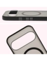 Etui z pierścieniem magnetycznym + szkło hartowane Bizon MatteO Pack do Google Pixel 10 / 10 Pro przydymione-czarne