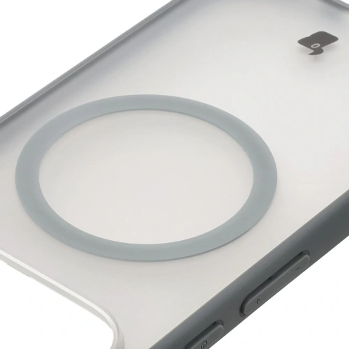 Etui z pierścieniem magnetycznym + szkło hartowane Bizon MatteO Pack do Google Pixel 10 / 10 Pro przydymione-szare