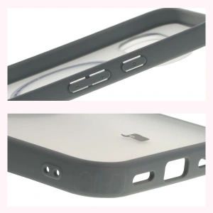 Etui z pierścieniem magnetycznym + szkło hartowane Bizon MatteO Pack do Google Pixel 10 / 10 Pro przydymione-szare