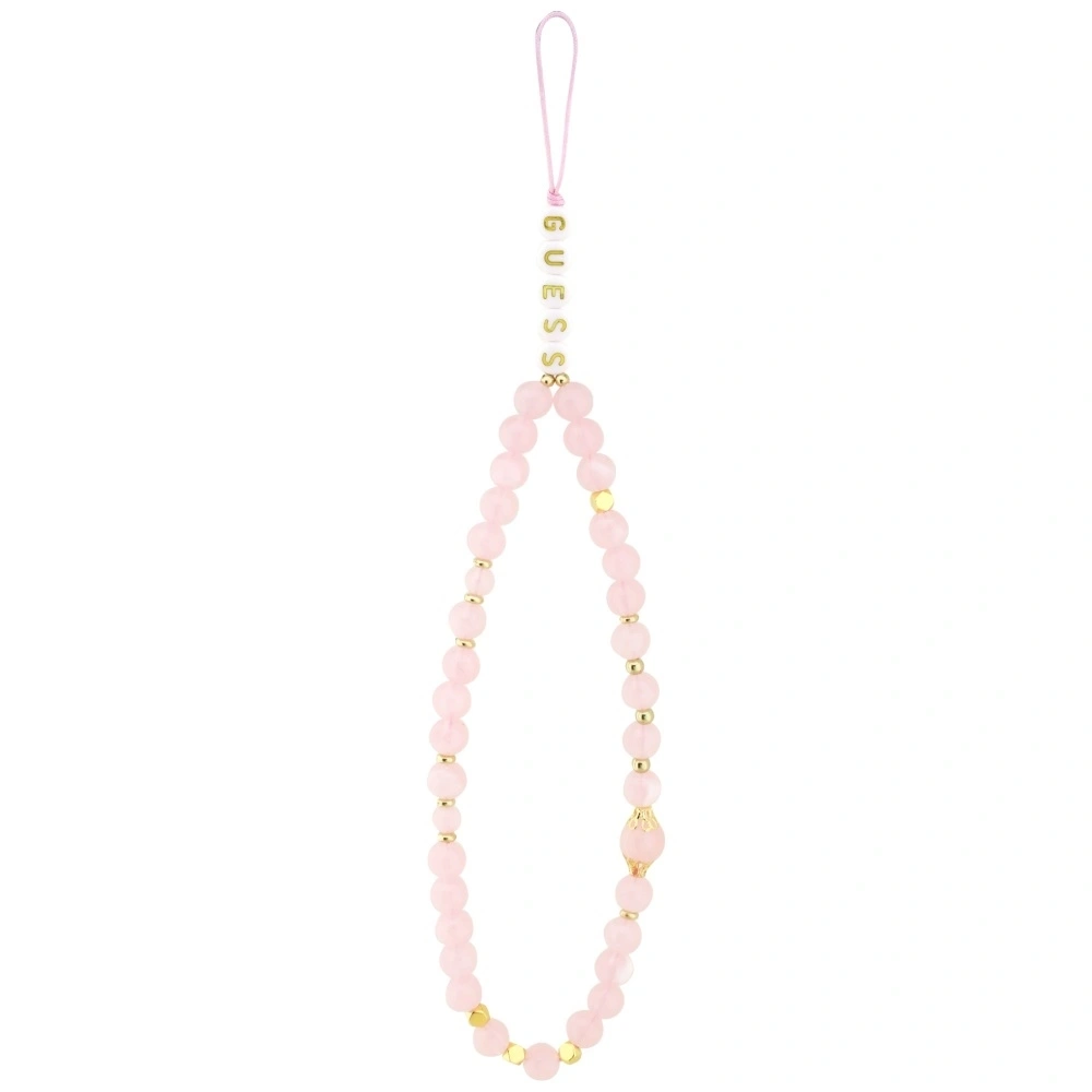 Etui Guess 4G Strap Triangle Logo MagSafe do Apple iPhone 17 Pro różowy