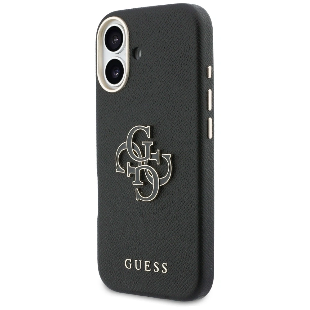 Etui Guess FW Resin Logo do Apple iPhone 17 czarny