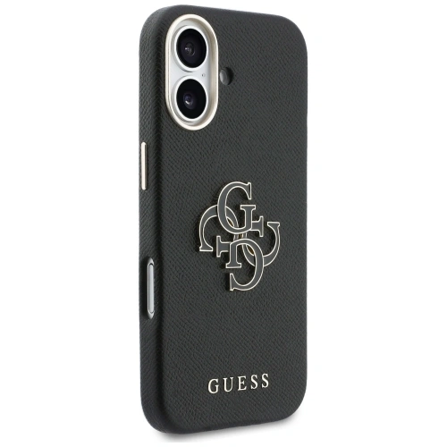Etui Guess FW Resin Logo do Apple iPhone 17 czarny