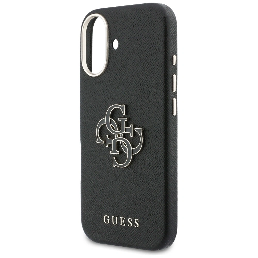 Etui Guess FW Resin Logo do Apple iPhone 17 czarny
