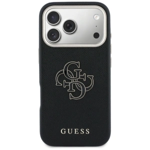 Etui Guess FW Resin Logo do Apple iPhone 17 Pro czarny
