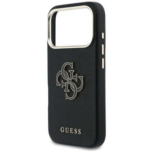 Etui Guess FW Resin Logo do Apple iPhone 17 Pro czarny