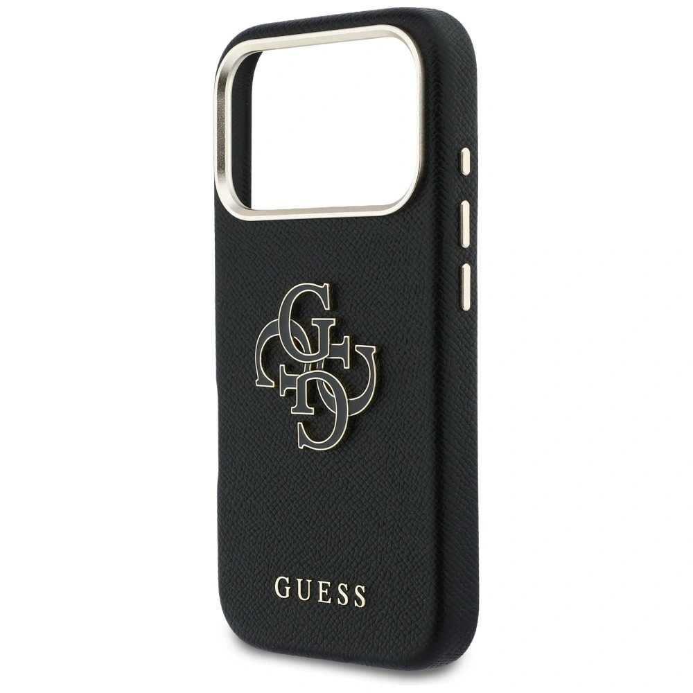Etui Guess FW Resin Logo do Apple iPhone 17 Pro czarny