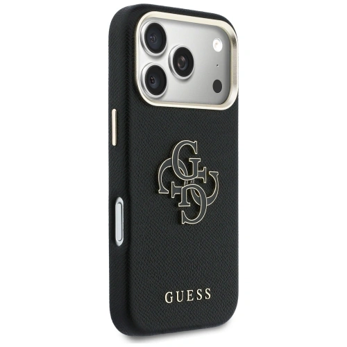 Etui Guess FW Resin Logo do Apple iPhone 17 Pro Max czarny