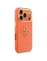 Etui Guess FW Resin Logo do Apple iPhone 17 Pro Max pomarańczowy