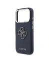 Etui Guess FW Resin Logo do Apple iPhone 17 Pro niebieski
