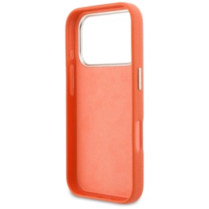 Etui Guess FW Resin Logo do Apple iPhone 17 Pro pomarańczowy