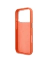 Etui Guess FW Resin Logo do Apple iPhone 17 Pro pomarańczowy