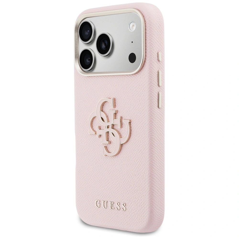 Kryt Guess FW Resin Logo Apple iPhone 17 Pro pink