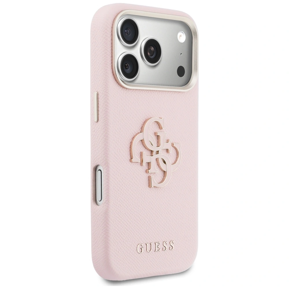 Kryt Guess FW Resin Logo Apple iPhone 17 Pro pink