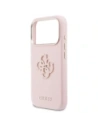 Etui Guess FW Resin Logo do Apple iPhone 17 Pro różowy