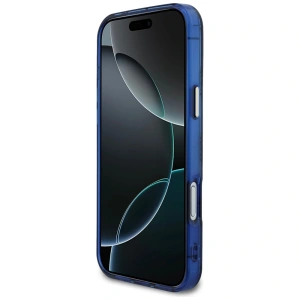 Etui Guess IML Peony Dot MagSafe do Apple iPhone 17 Pro Max niebieski