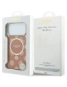 Etui Guess IML Peony Dot MagSafe do Apple iPhone 17 Pro Max pomarańczowy