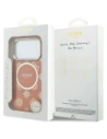 Etui Guess IML Peony Dot MagSafe do Apple iPhone 17 Pro pomarańczowy