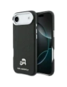 Etui Karl Lagerfeld Karl & Choupette Head Pins Saffiano MagSafe do Apple iPhone Air czarny