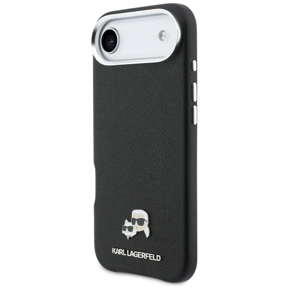 Etui Karl Lagerfeld Karl & Choupette Head Pins Saffiano MagSafe do Apple iPhone Air czarny