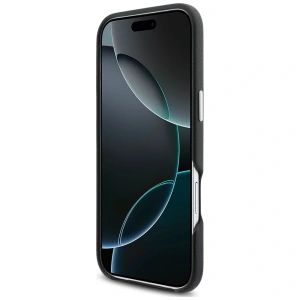 Etui Karl Lagerfeld Karl & Choupette Head Pins Saffiano MagSafe do Apple iPhone Air czarny