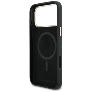 Etui Karl Lagerfeld Karl Head Logo MagSafe do Apple iPhone 17 Pro Max czarny