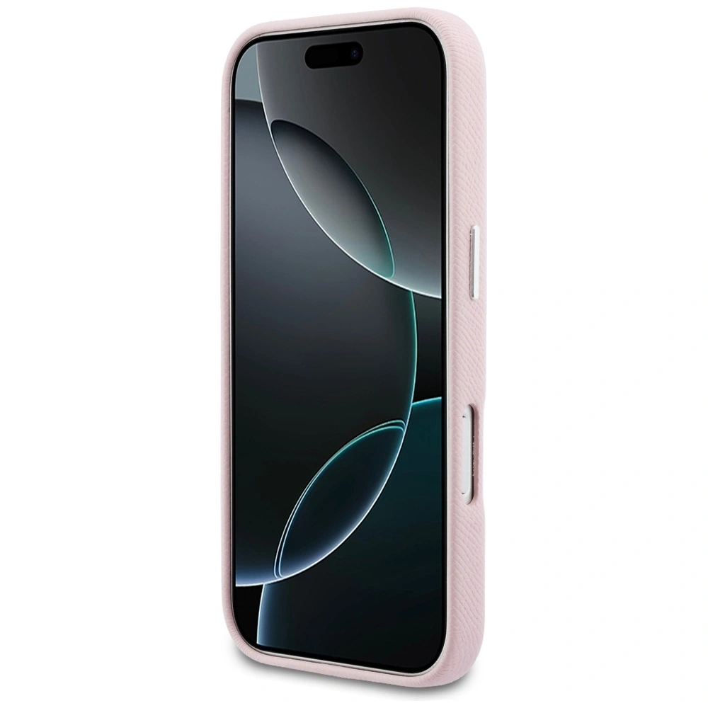 Etui Karl Lagerfeld Karl Head Logo MagSafe do Apple iPhone 17 Pro Max różowy