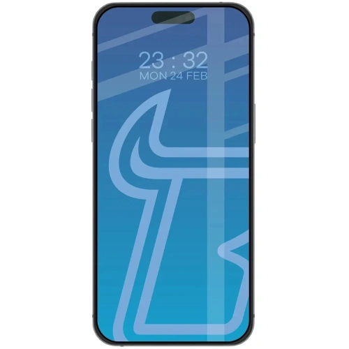 Etui z pierścieniem magnetycznym + szkło hartowane Bizon MatteO Pack do Apple iPhone 17 Pro Max przydymione-beżowe