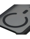 Etui z pierścieniem magnetycznym + szkło hartowane Bizon MatteO Pack do Apple iPhone 17 Pro Max przydymione-czarne