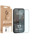 Etui z pierścieniem magnetycznym + szkło hartowane Bizon MatteO Pack do Apple iPhone 17 Pro Max przydymione-czarne