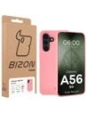 Etui z recyklingu Bizon Case ReLeaf do Samsung Galaxy A56 5G różowe