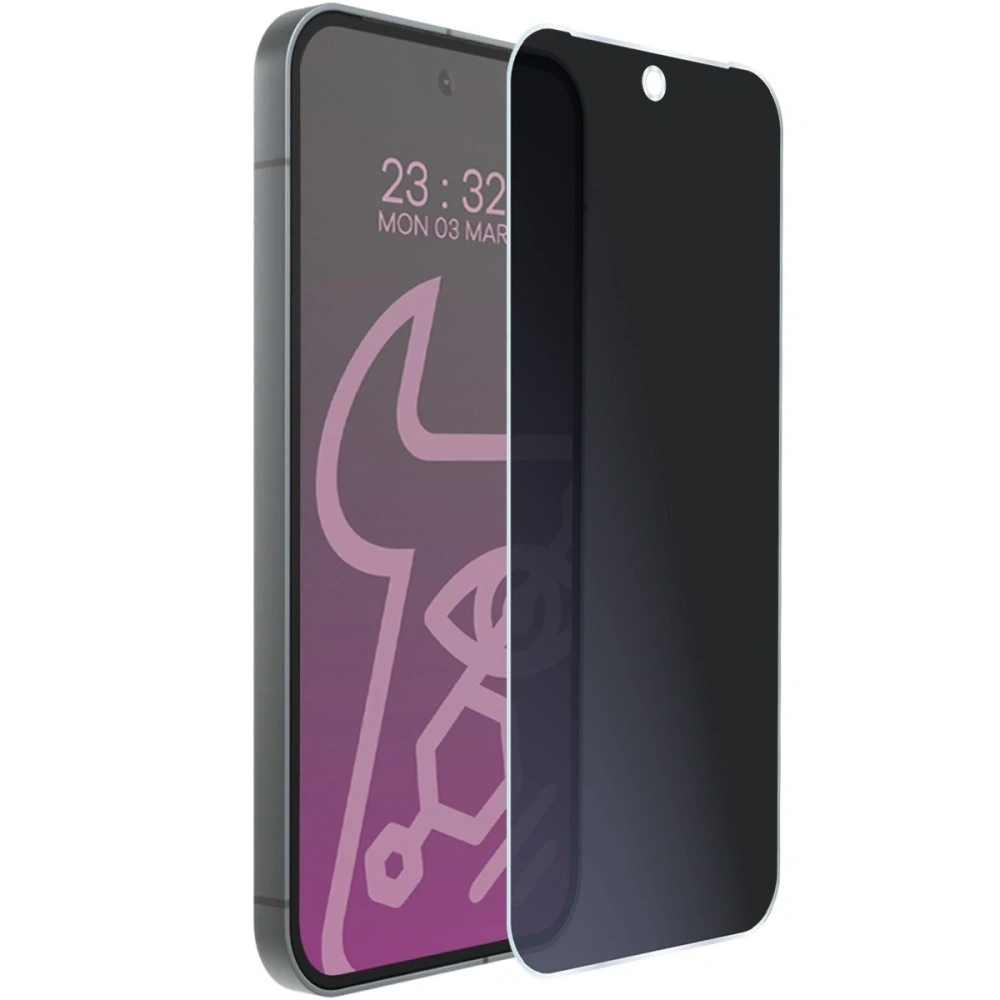 Prywatyzujące szkło hybrydowe Bizon Glass Mule Shadow do Google Pixel 10 Pro matowe