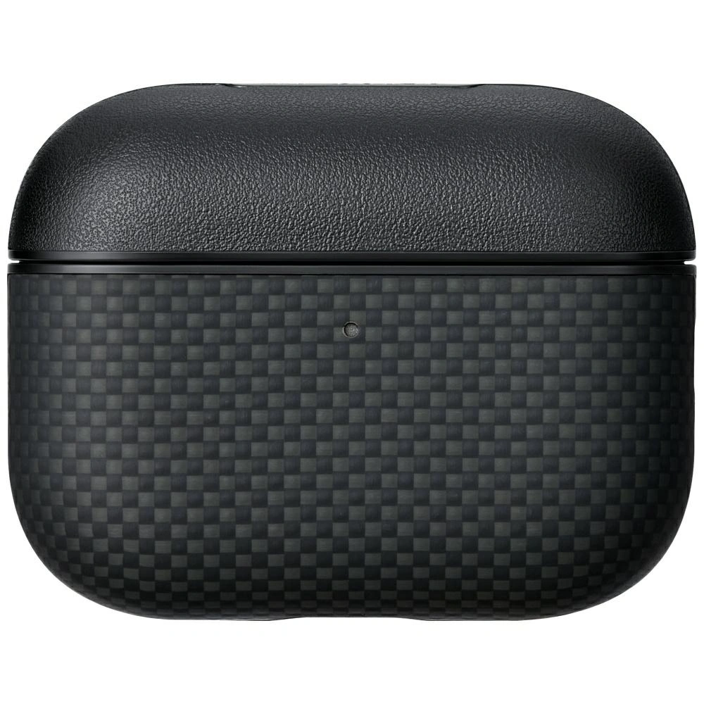Etui PITAKA Aramid Fiber do Apple AirPods Pro 3 czarno-szary