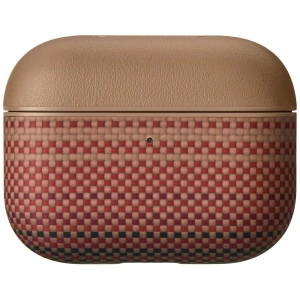 Etui PITAKA Aramid Fiber do Apple AirPods Pro 3 sunset