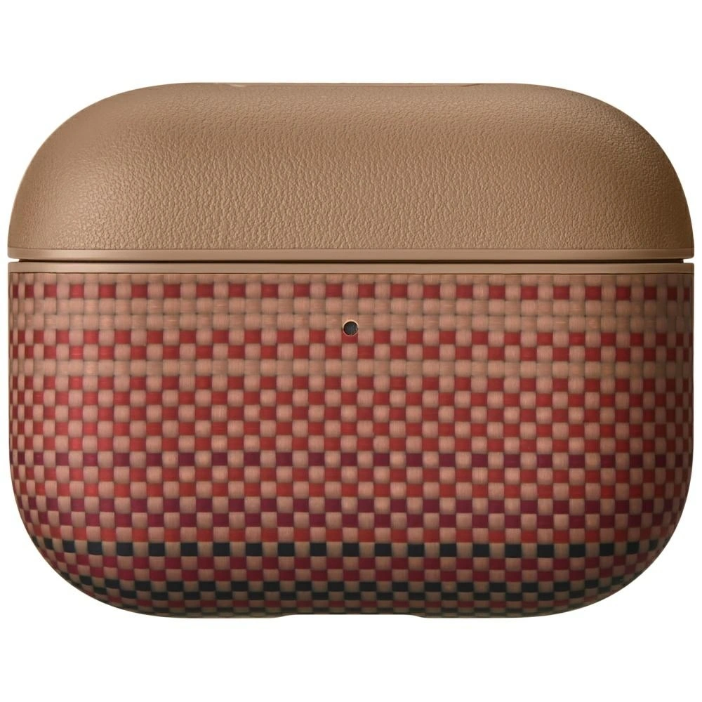 Etui PITAKA Aramid Fiber do Apple AirPods Pro 3 sunset