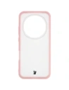 Etui Bizon Case Angelo do Honor Magic8 Pro półprzezroczyste z jasnoróżową ramką