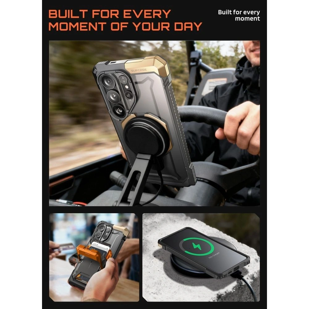 Etui Supcase Unicorn Beetle Grip Mag MagSafe do Samsung Galaxy S26 Ultra Desert