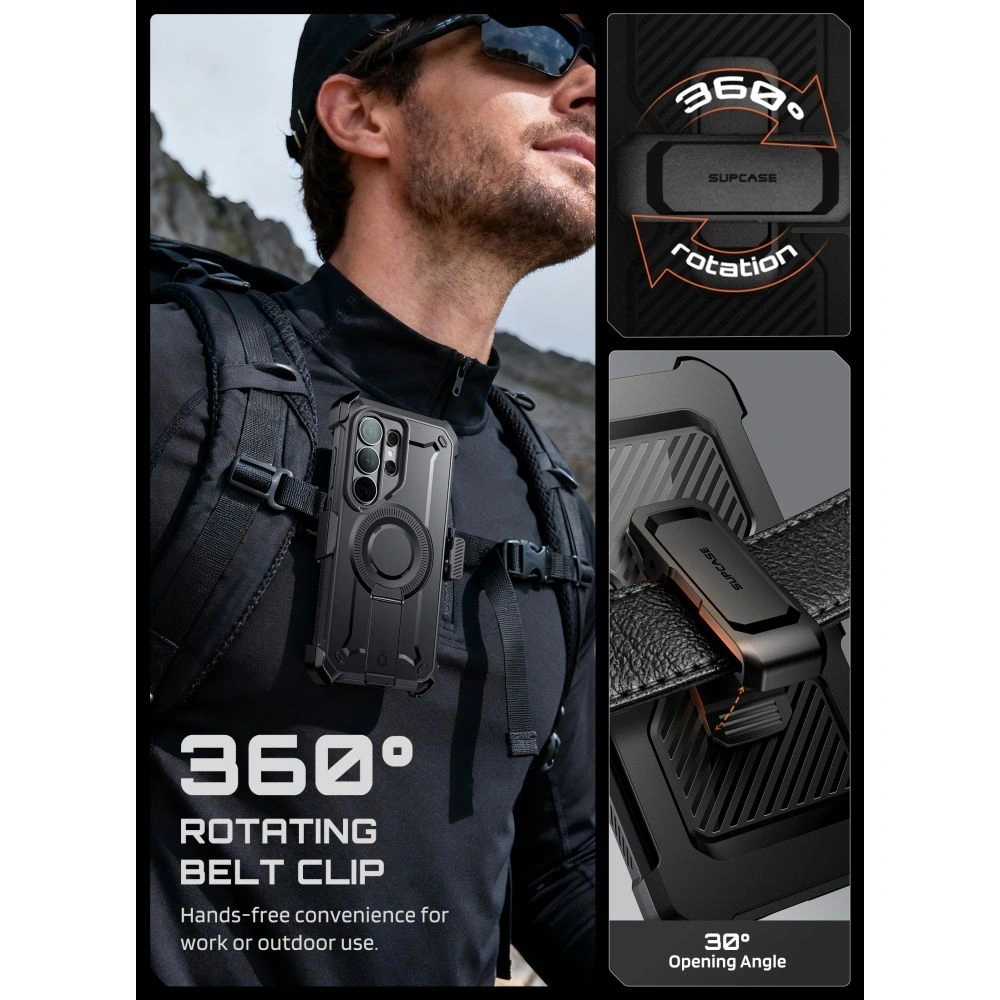 Etui Supcase Unicorn Beetle Pro Mag MagSafe do Samsung Galaxy S26 Ultra Black