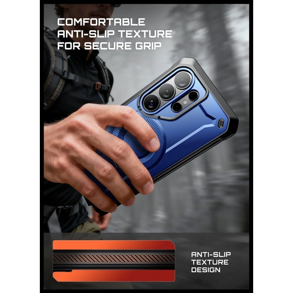 Etui Supcase Unicorn Beetle Pro Mag MagSafe do Samsung Galaxy S26 Ultra Cobalt