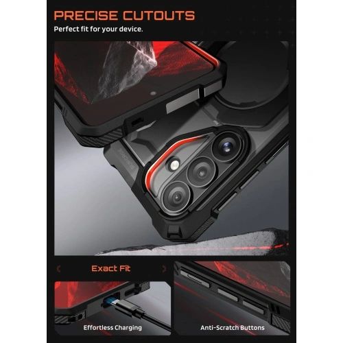 Etui Supcase Unicorn Beetle Grip Mag MagSafe do Samsung Galaxy S26 Black