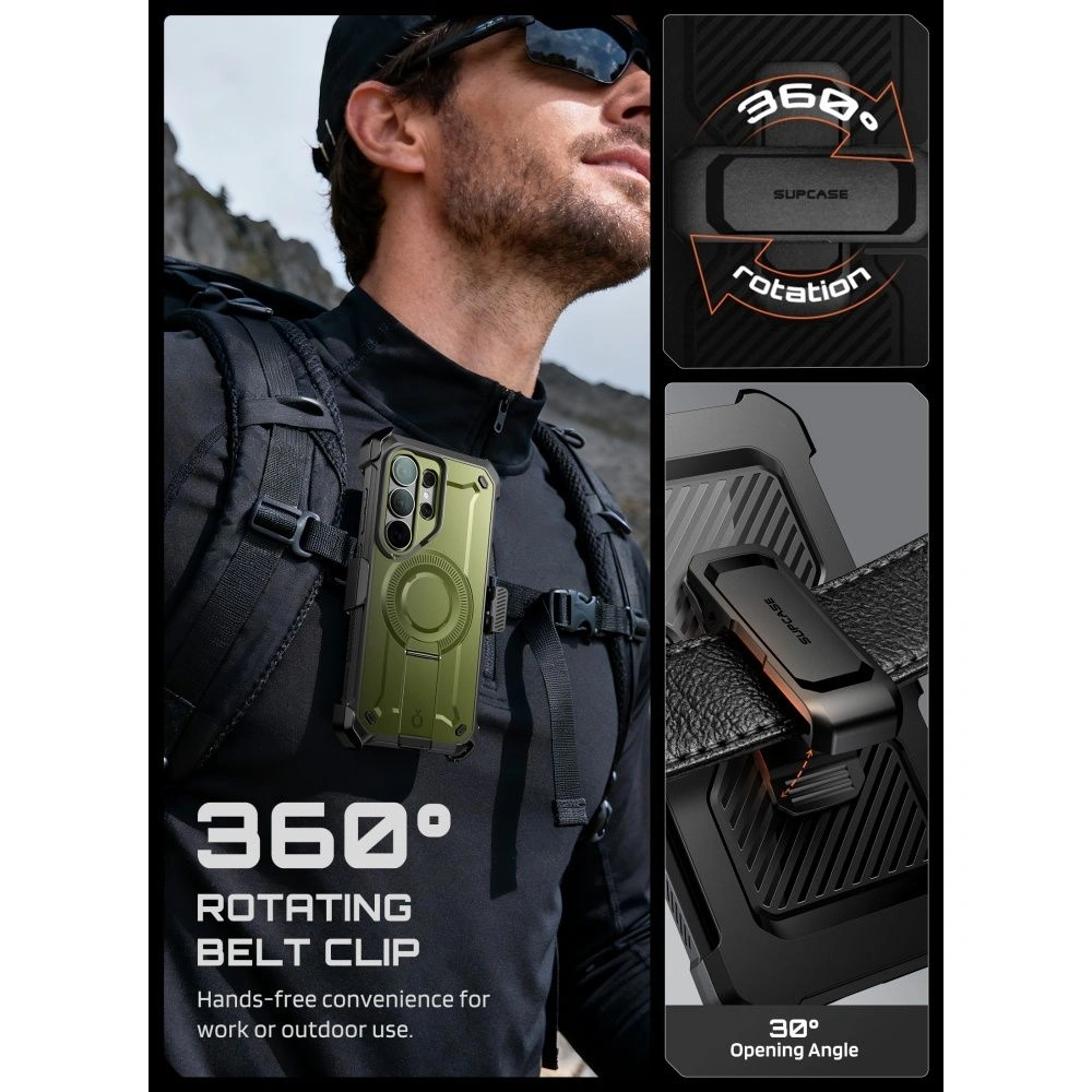 Etui Supcase Unicorn Beetle Pro Mag MagSafe do Samsung Galaxy S26 Ultra Guldan [2 PACK]