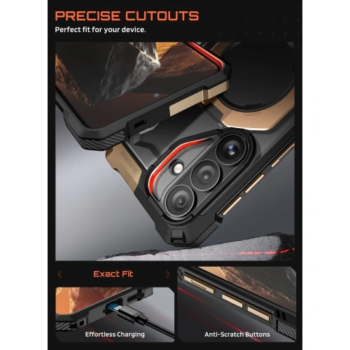 Etui Supcase Unicorn Beetle Grip Mag MagSafe do Samsung Galaxy S26 Desert