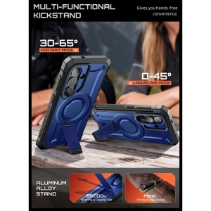 Etui + 2x szkło hartowane Supcase Unicorn Beetle Pro Mag MagSafe do Samsung Galaxy S26 Cobalt