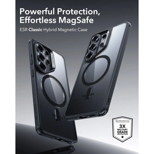 Etui ESR Classic Hybrid MagSafe do Samsung Galaxy S26 Ultra Clear/black