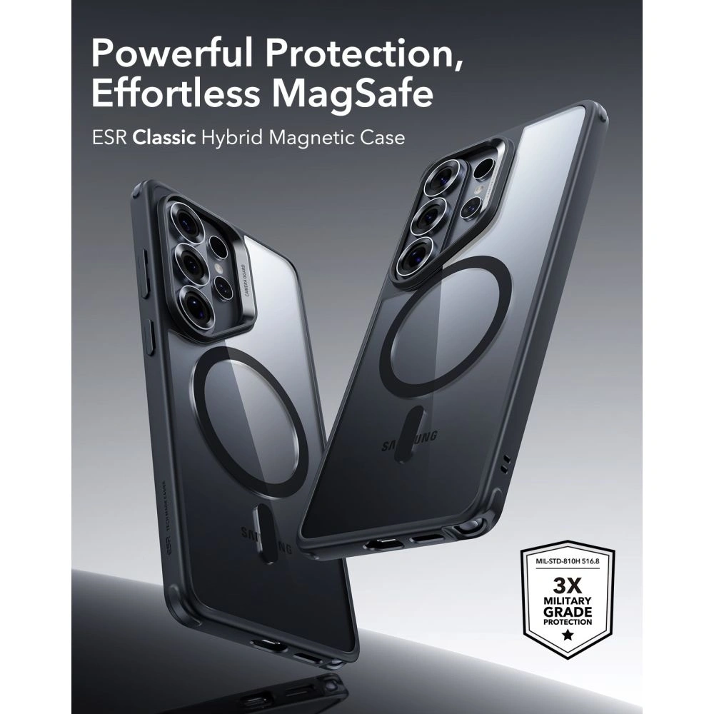 Etui ESR Classic Hybrid MagSafe do Samsung Galaxy S26 Ultra Clear/black