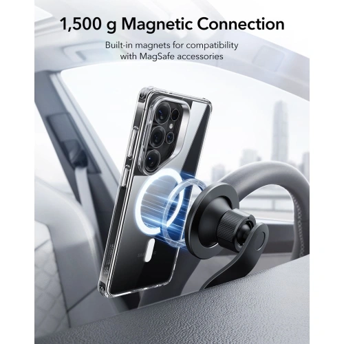 Etui ESR Classic Hybrid Kickstand MagSafe do Samsung Galaxy S26 Ultra Clear