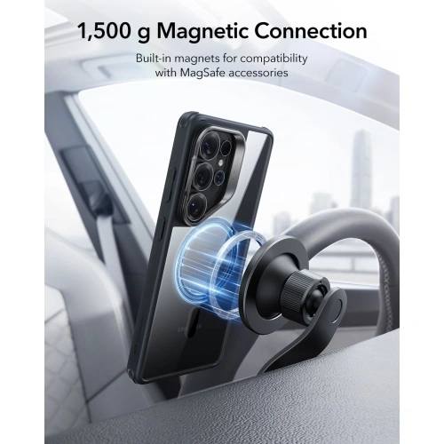 Etui ESR Classic Hybrid Kickstand MagSafe do Samsung Galaxy S26 Ultra Clear/black