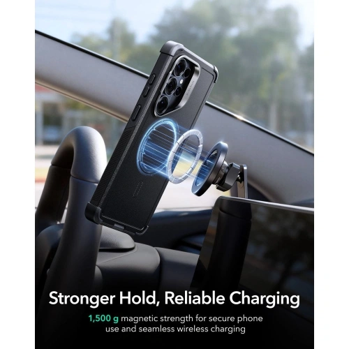 Etui ESR Cyber Tough Kickstand MagSafe do Samsung Galaxy S26 Ultra Black