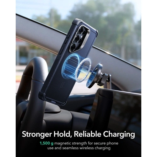 Etui ESR Cyber Tough Kickstand MagSafe do Samsung Galaxy S26 Ultra Blue