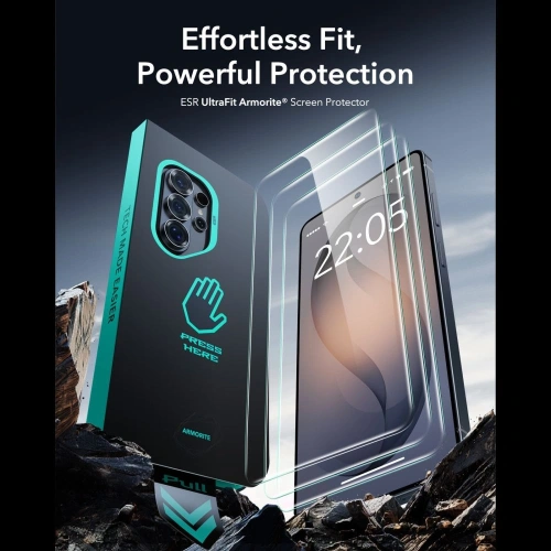 Szkło hartowane ESR Ultrafit Armorite Tempered Glass do Samsung Galaxy S26 Ultra Clear [2 PACK]