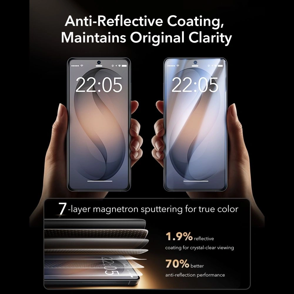 Szkło hartowane ESR Ultrafit Armorite Pro Tempered Glass do Samsung Galaxy S26 Ultra Clear